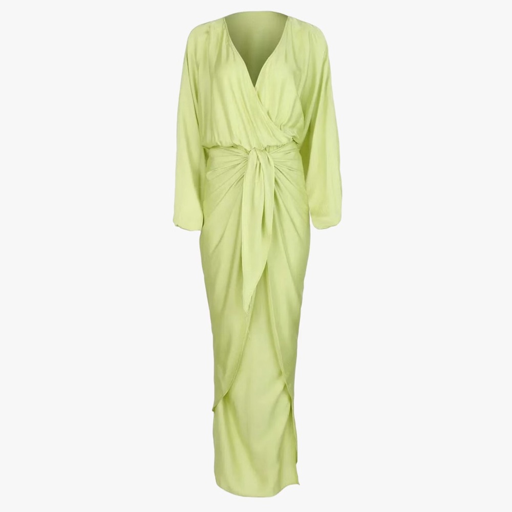 Baobab Collection Lime Green Maxi Dress NWT